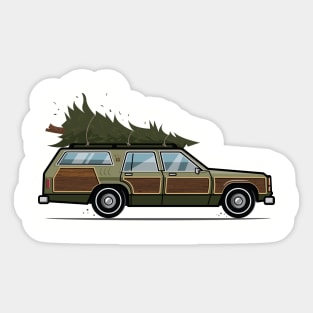 Christmas Vacation Wagon Sticker